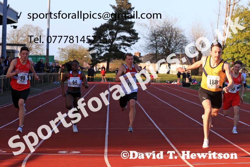 150 metres, 2024 NEGP 1, Monkton Stadium, Jarrow. Photo: David T. Hewitson/Sports for All Pics